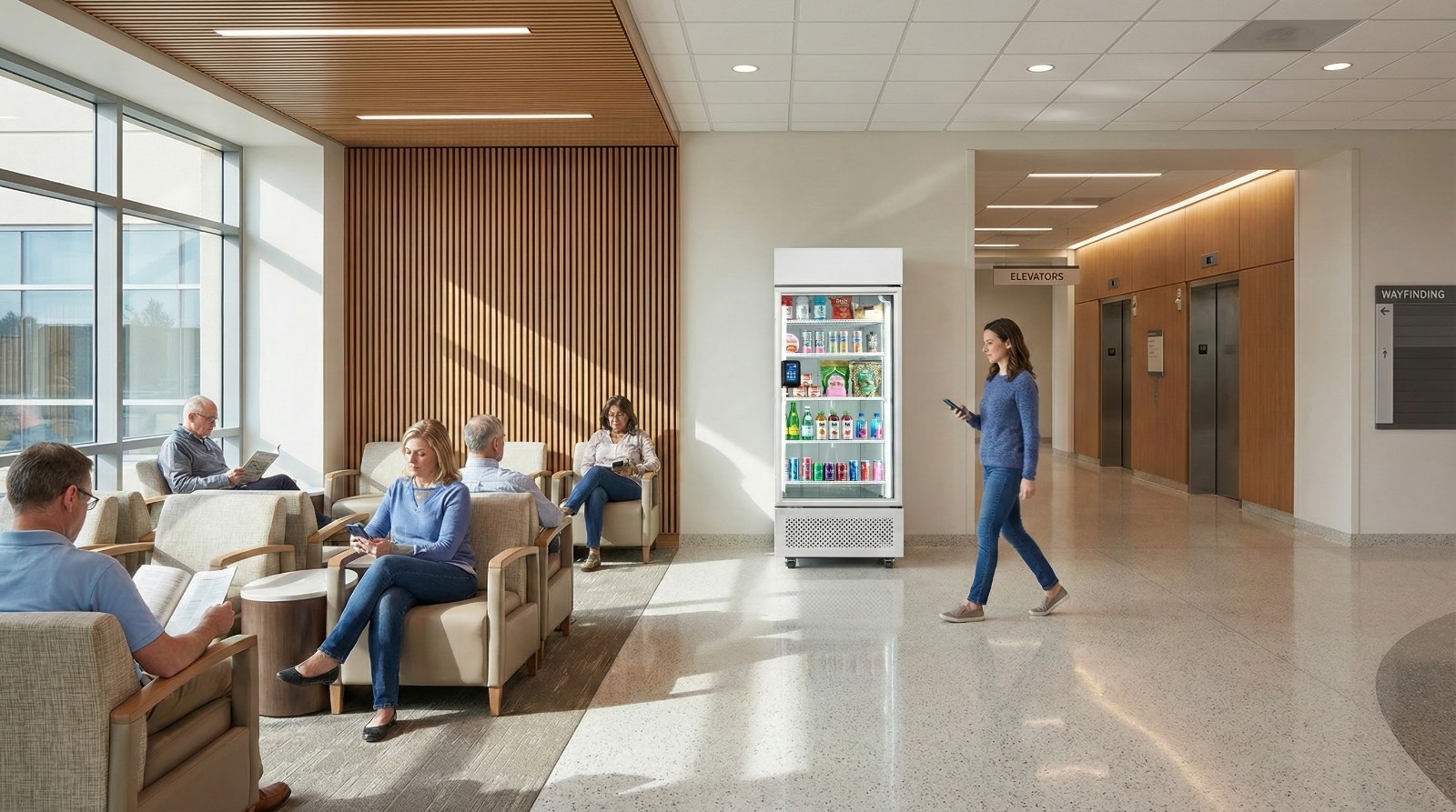 Smart Vending in Healthcare Lobby